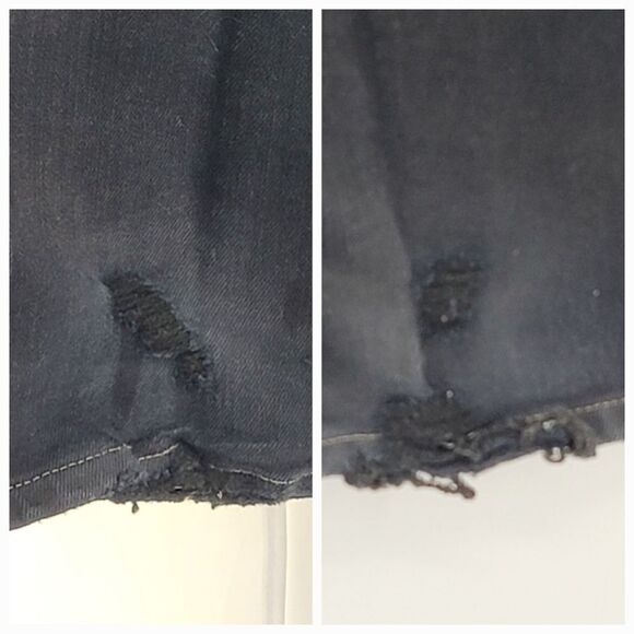 Levis made and crafted ruler straight black distressed denim - Picture 12 of 16